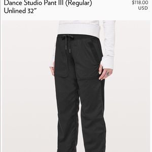 Lululemon studio pant